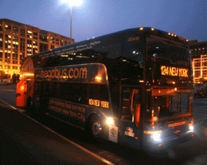 Megabus from DC to NY